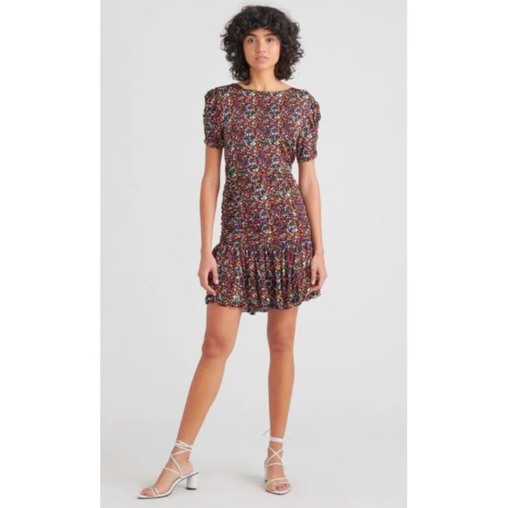 NWT Tanya Taylor Effie Dress Black Confetti